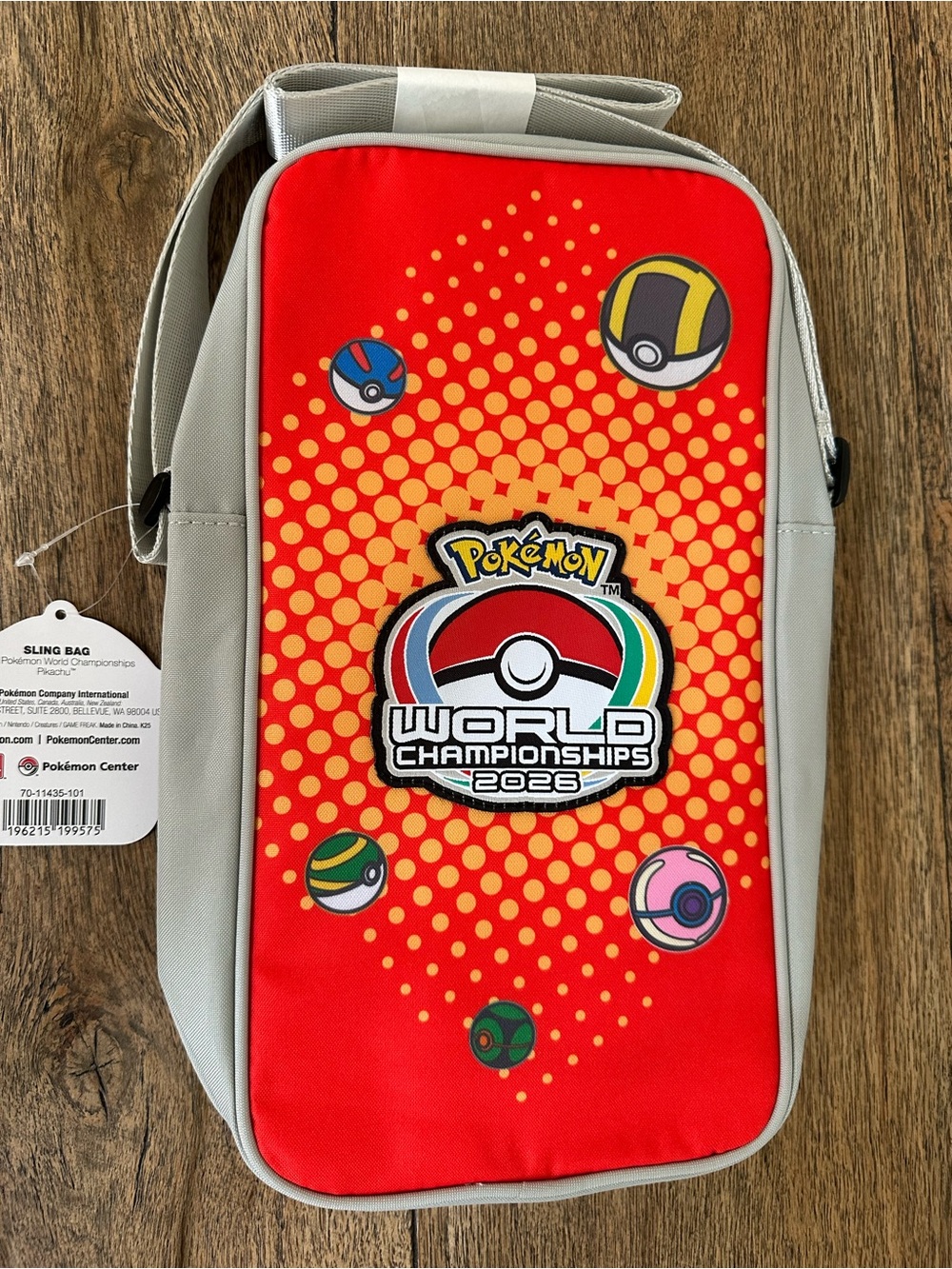 Pokémon World Championships 2026 San Francisco Exclusive Pikachu Sling / bag - Picture 7 of 10